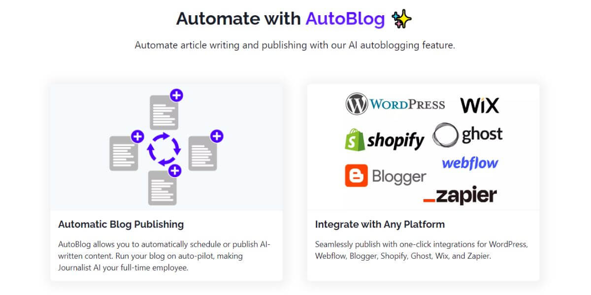 como funciona o journalist ai