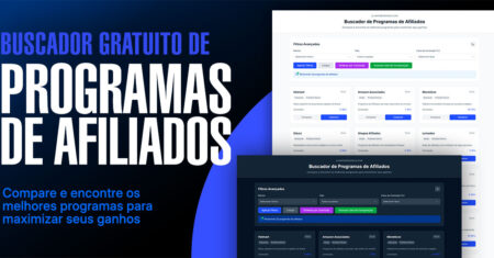 Melhores programas de afiliados: Criei um buscador para você