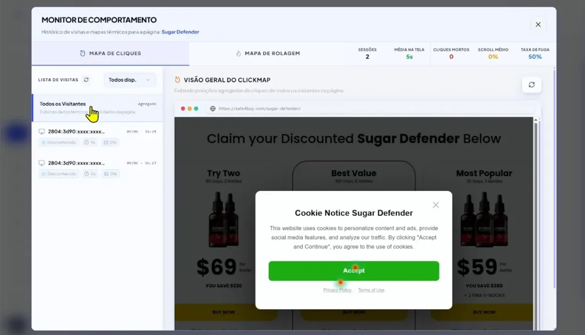 presell de cookies para google ads