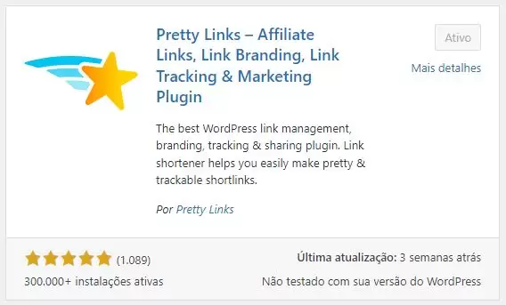 pretty links como instalar